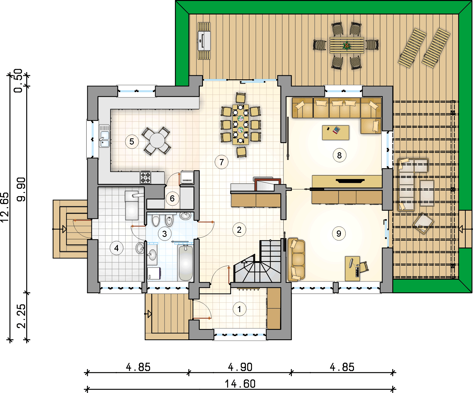 Watra III - rzut parteru