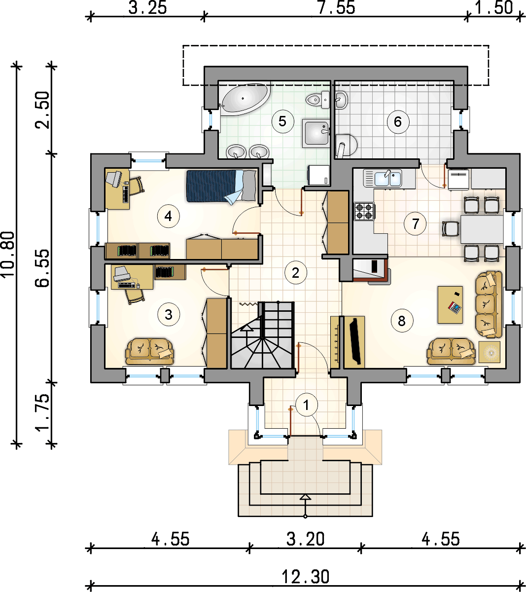 Magura - rzut parteru